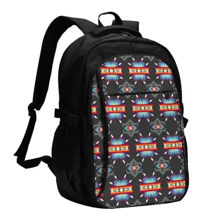 Keya Star Black Backpack