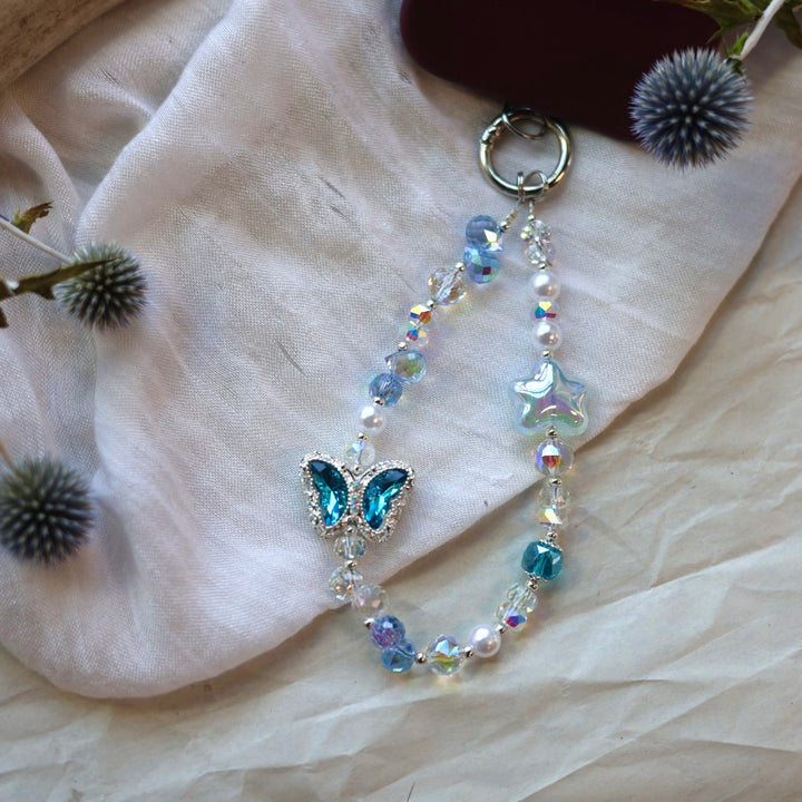 Beaded Blends Blue Beaded Phone Charms
