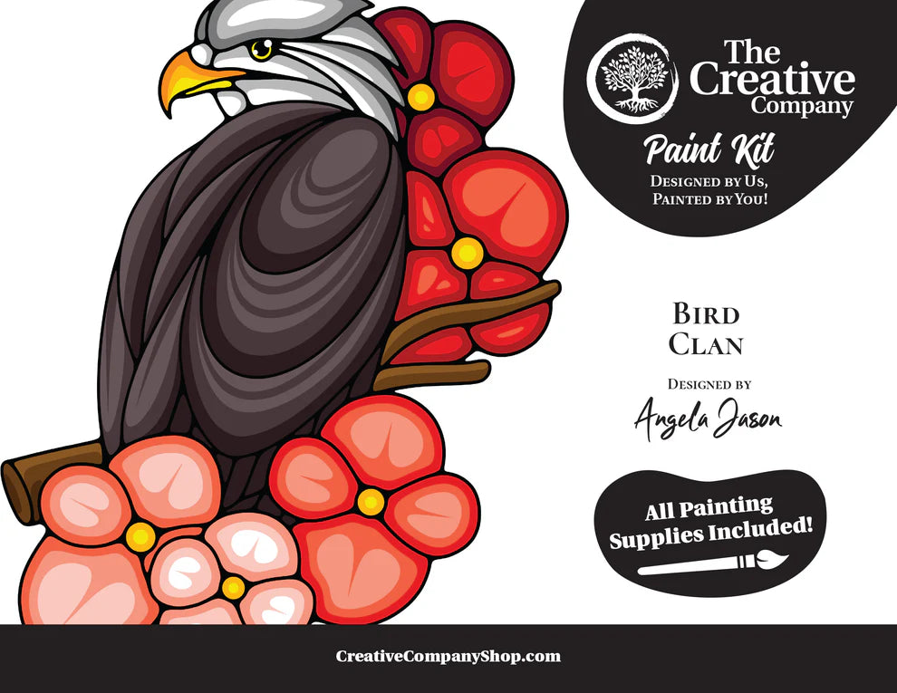 The Creative Company Bird Clan Paint Kit