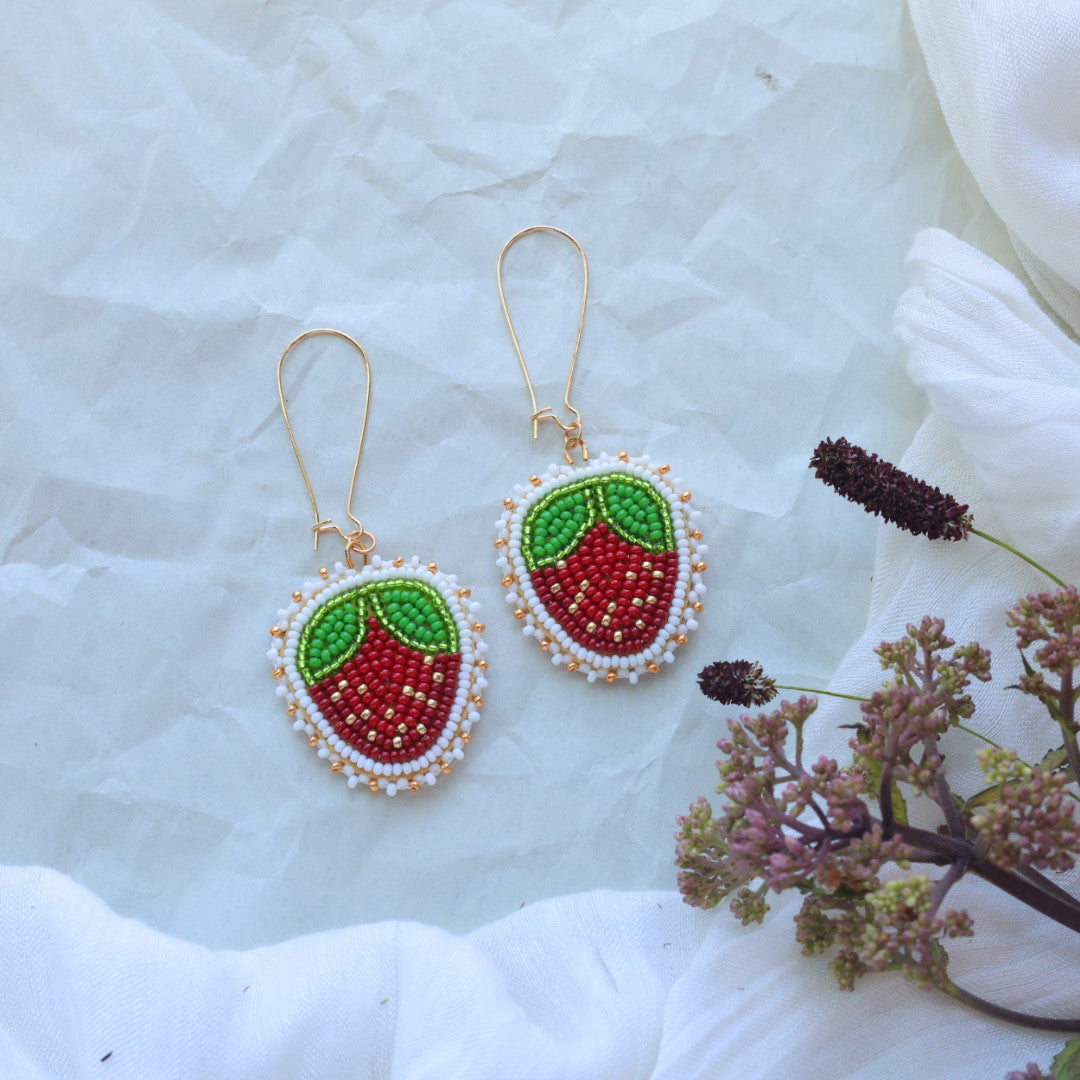 Deneyounen Designs Strawberry Earrings