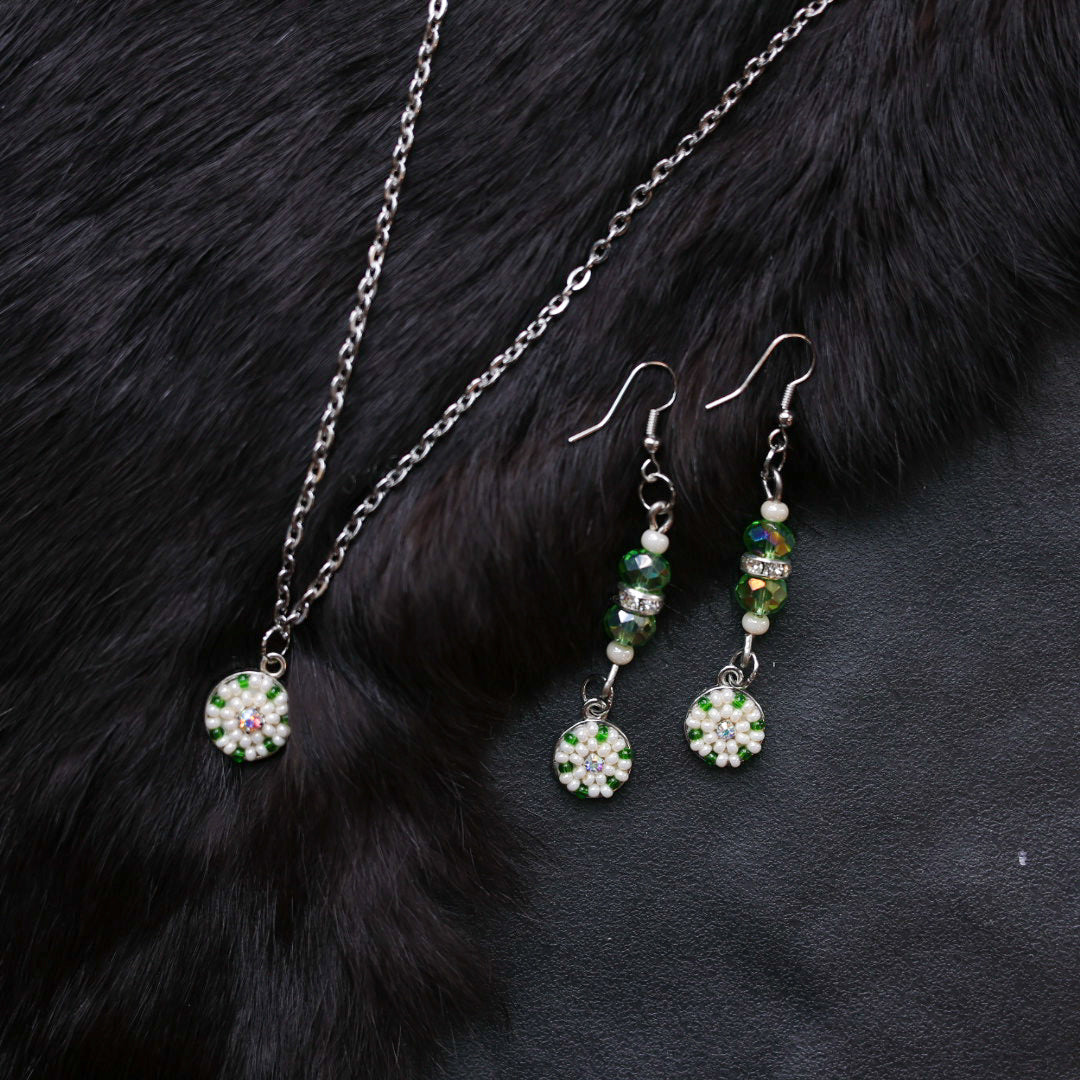 Helen Oro Designs Multi Green Set