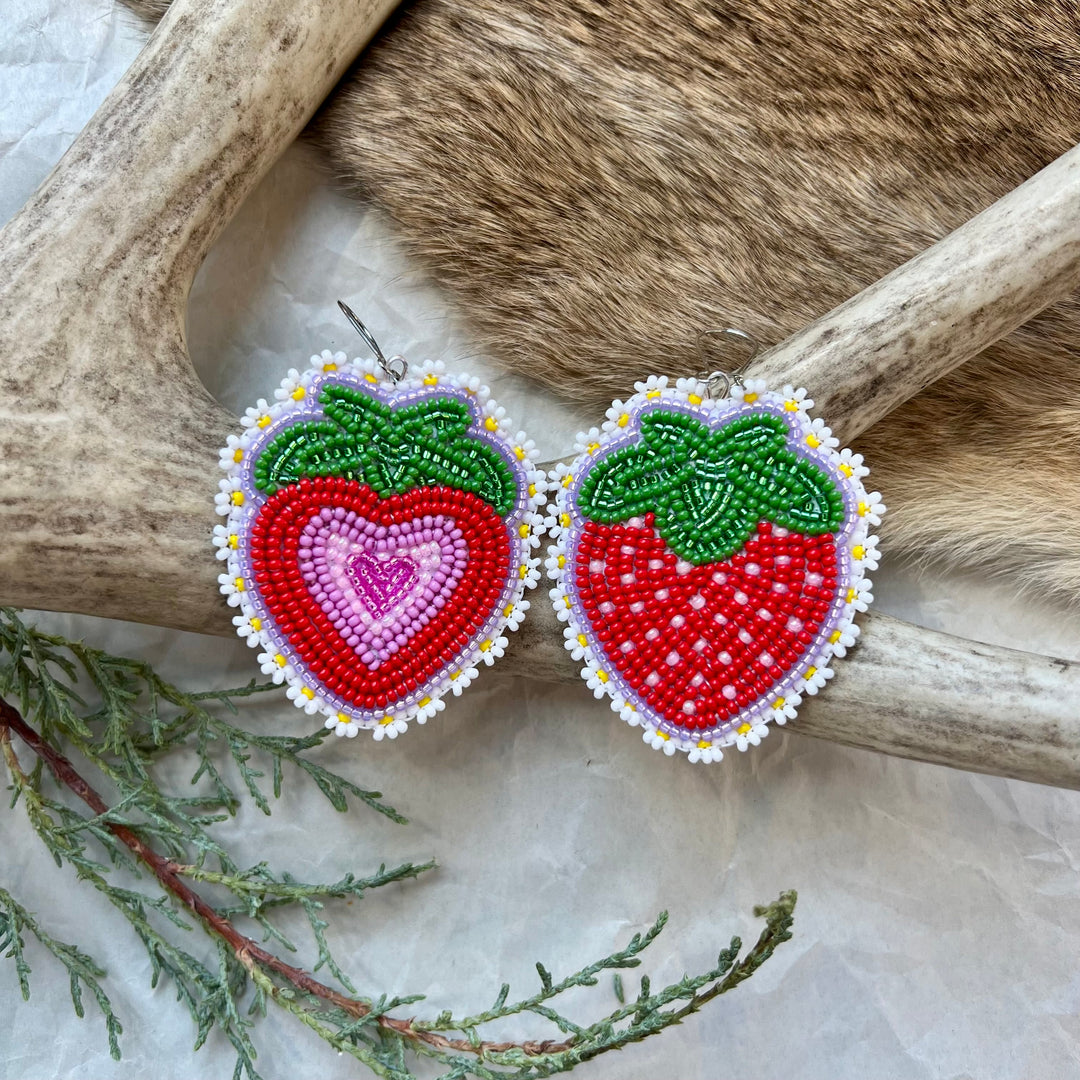 Keegan W. Strawberry Slice Earrings