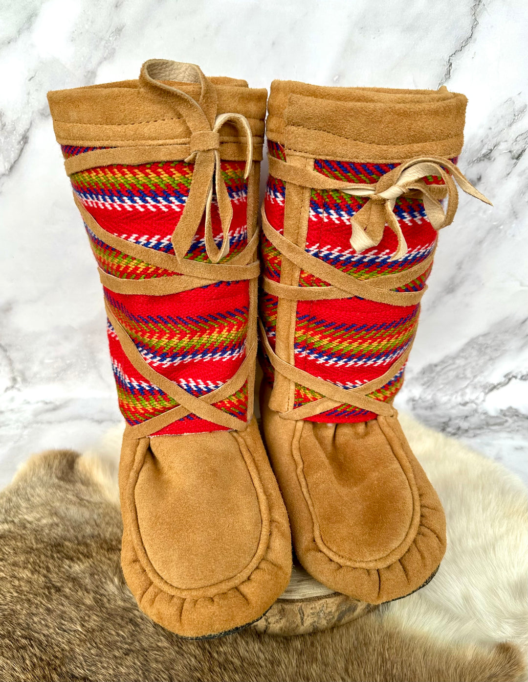 The Prairie Crocus Louis Riel Wraparound Moccasin