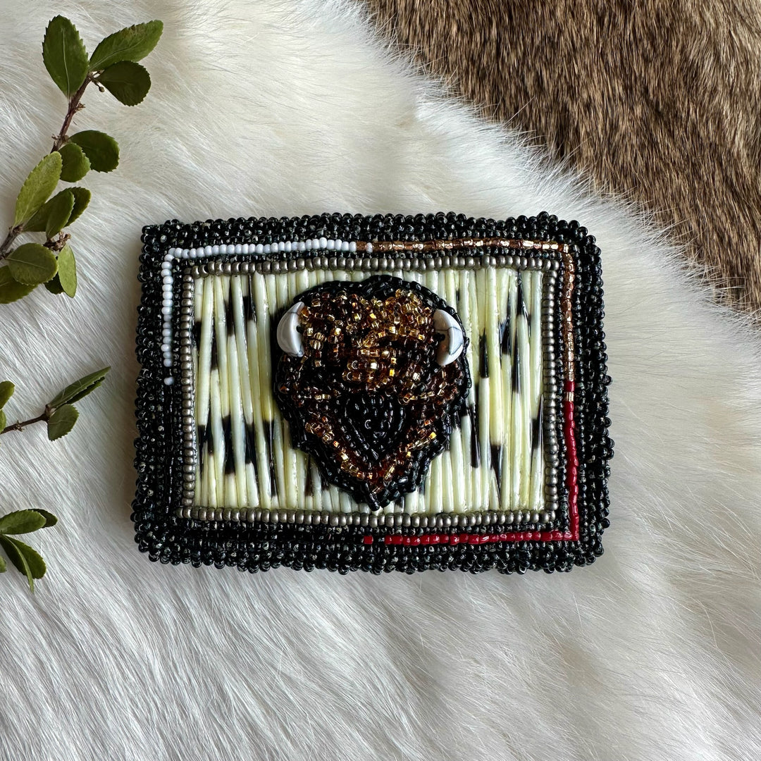 Mercedes G. Quill Bison Buckle