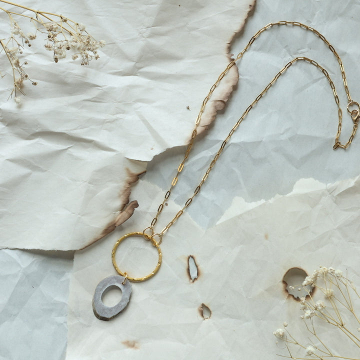 TLee Beads Delicate Antler Necklace