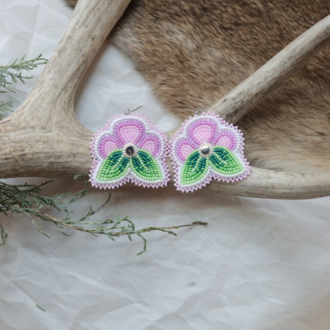 Keegan W. Three Petal Floral Earrings