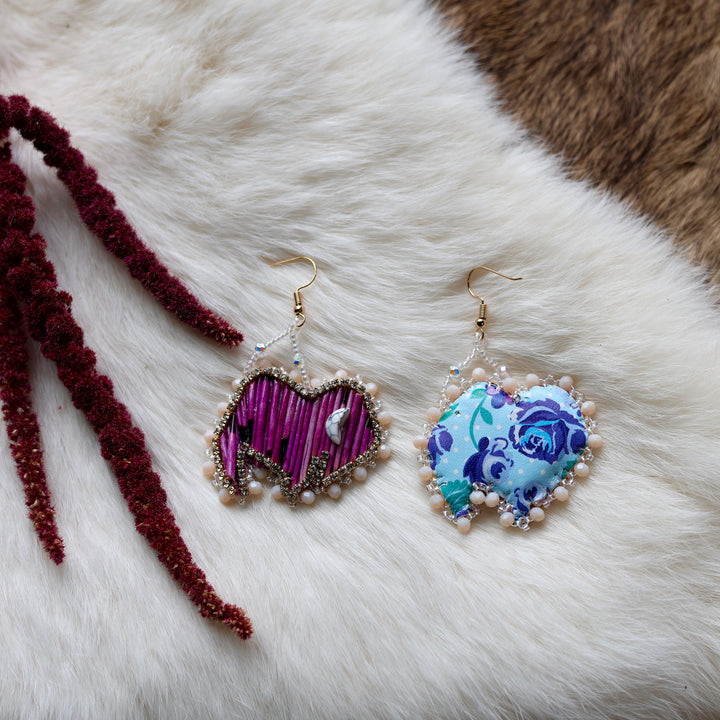 Mercedes G. Quill Bison Drop Earrings