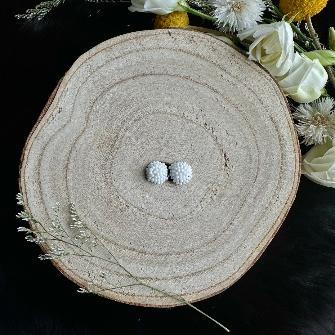 Ironstar Co. Petite Beaded Stud Earrings