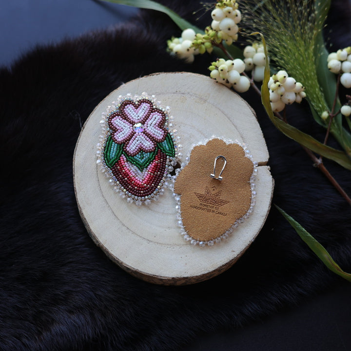 Ironstar Co. Strawberry Beaded Earrings