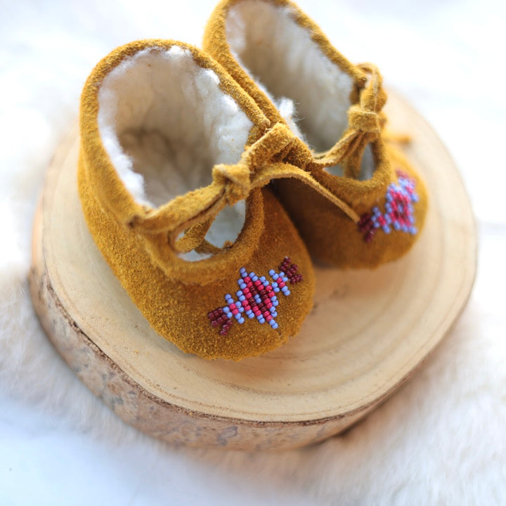 T. Sullivan Infant Pink & Purple Diamond Burst Ballerina Slipper