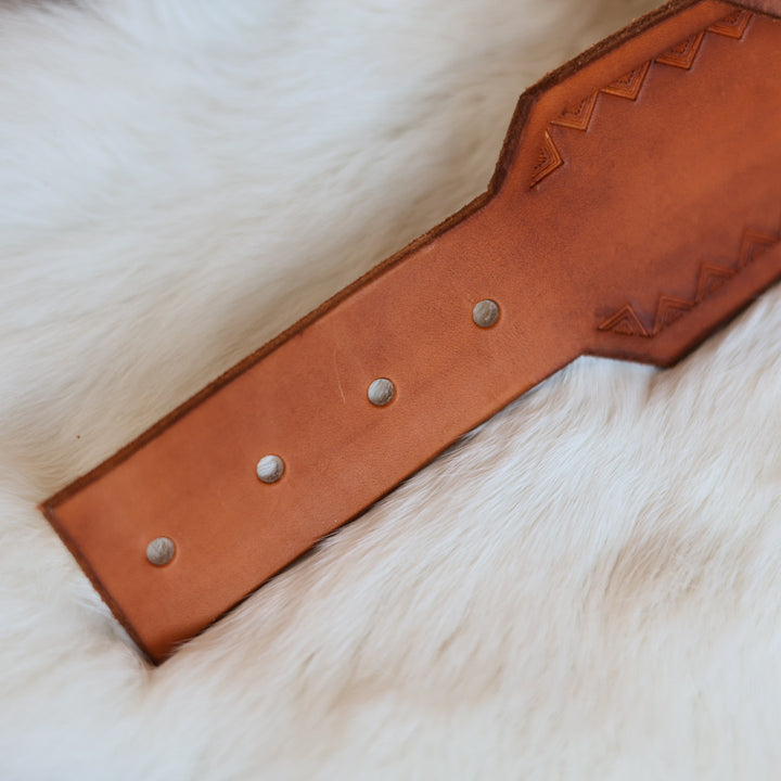 Iskotew Pahkekin Everyday 42" Caramel Leather Belt