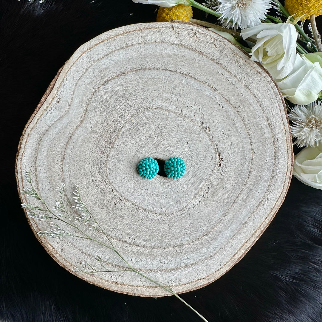 Ironstar Co. Petite Beaded Stud Earrings