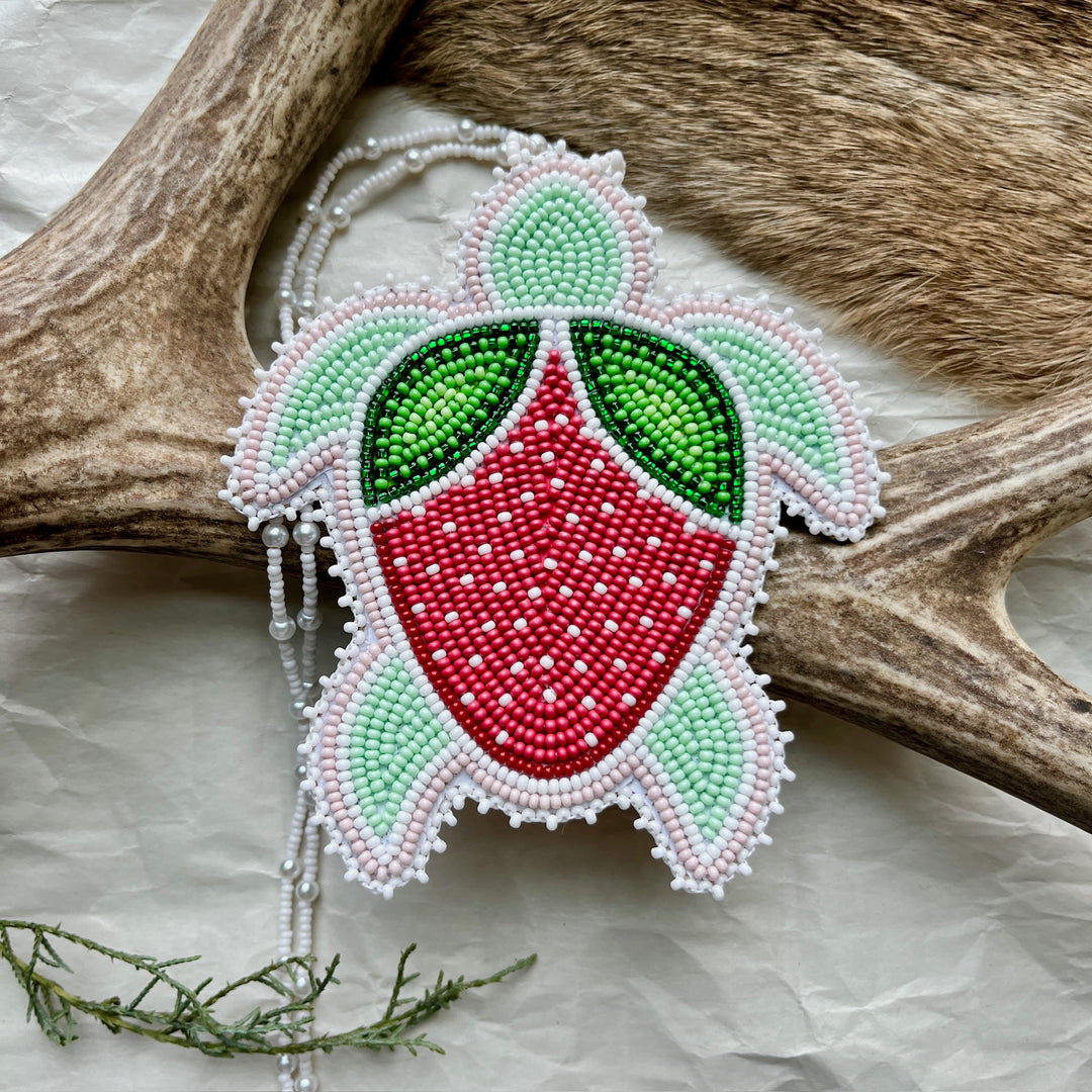 Keegan W. Strawberry Turtle Medallion
