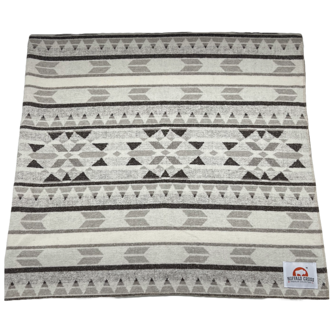Buffalo Cross Snowy Peaks Throw