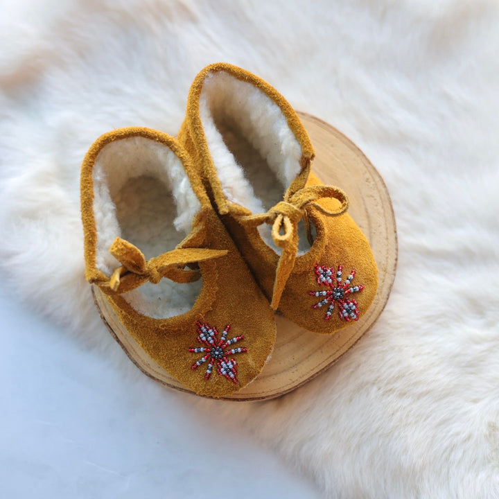 T. Sullivan Toddler Red Starburst Ballerina Slipper