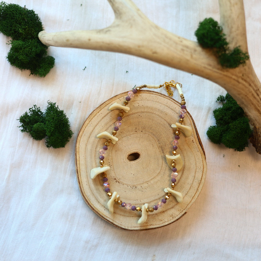 Dee Iyapes Elk Teeth Necklaces