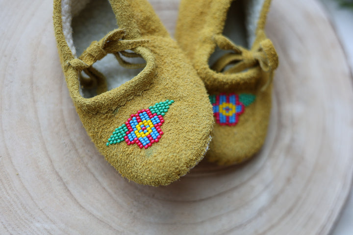 T. Sullivan Toddler 7 Blue Flower Ballerina Slipper