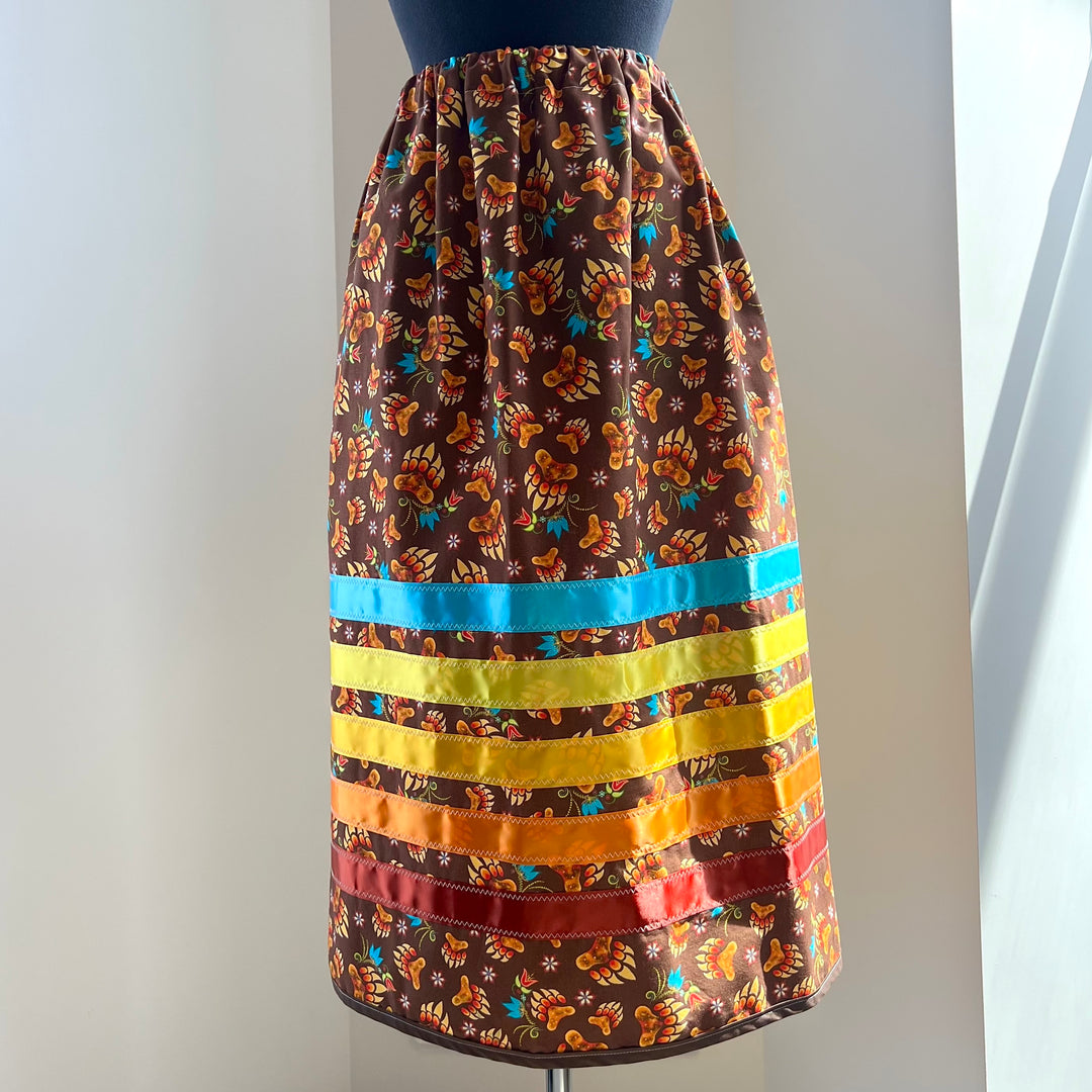 Vi's CREE-ations Bear Paw Ribbon Skirt