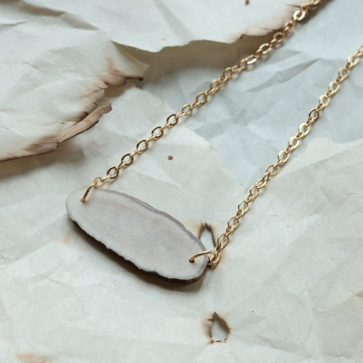 TLee Beads Delicate Antler Necklace