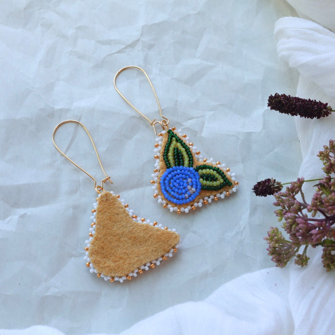 Deneyounen Designs Blueberry Earrings