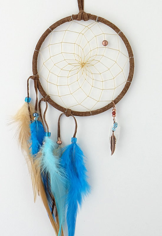 Monague 4" Dreamcatcher with Quartz Crystal