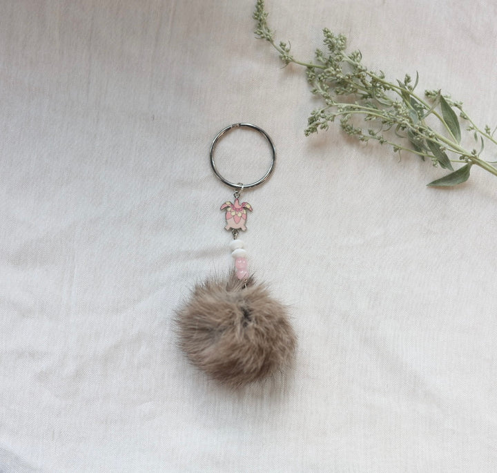 Helen H. Fur Keychains Assorted