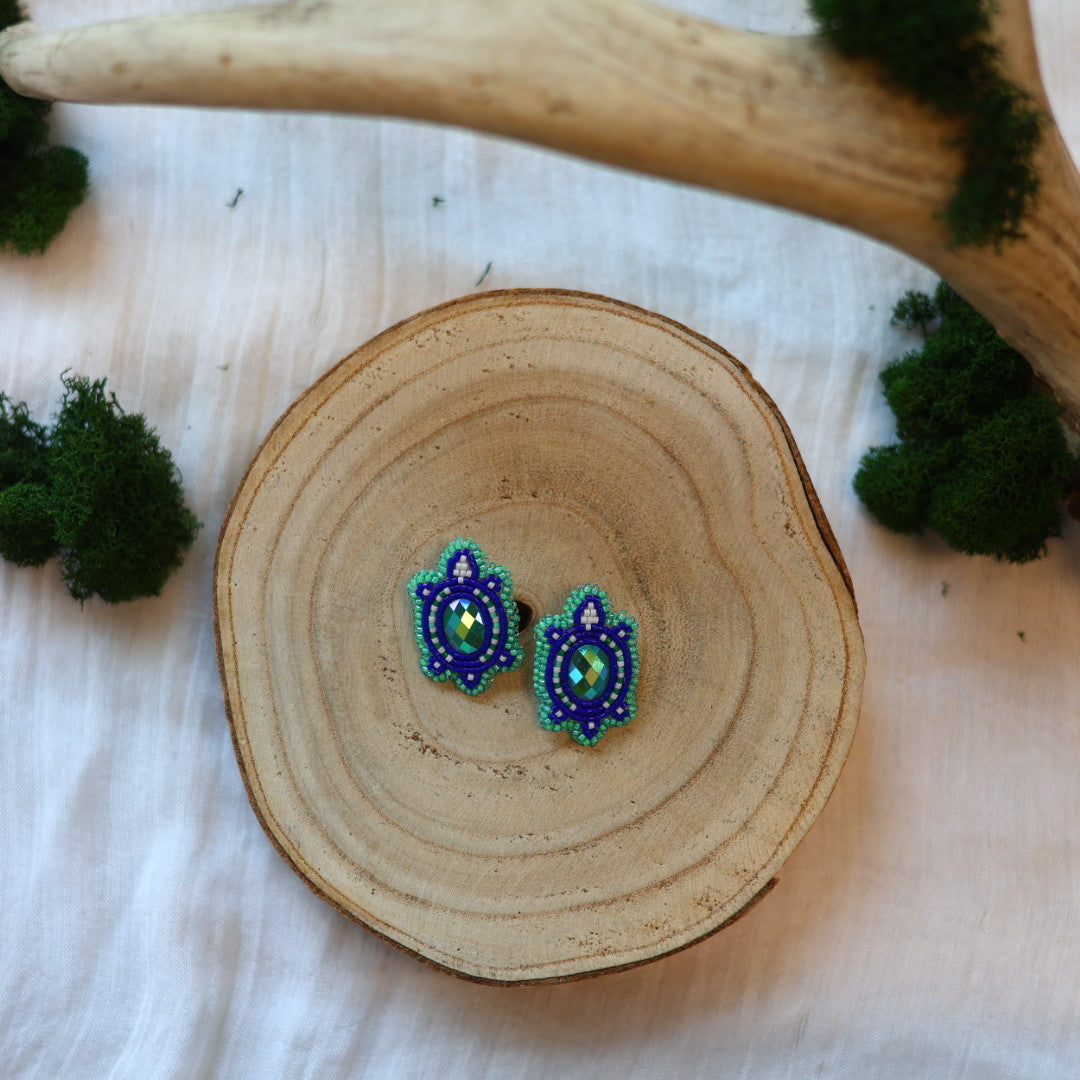 Dee Iyapes Turtle Earrings