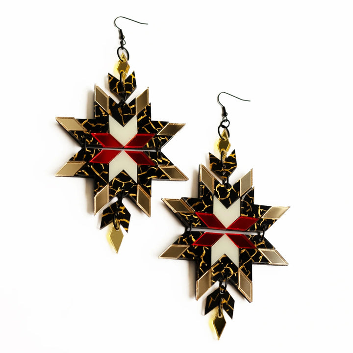 SACRD THNDR Star Blanket Statement Earrings