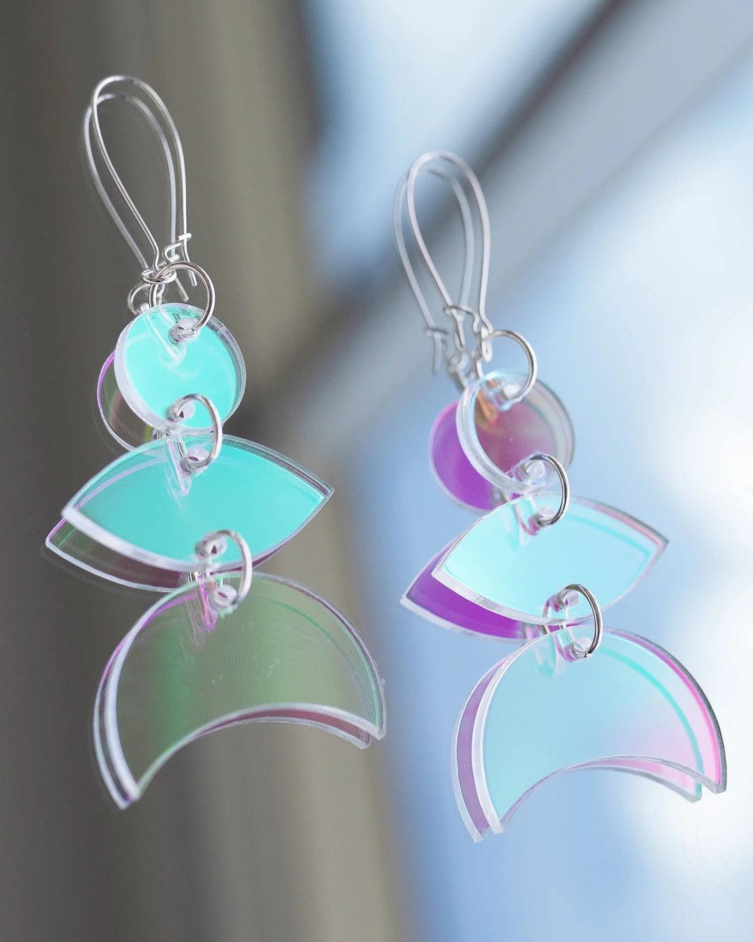 SACRD THNDR Mini Moon Earrings