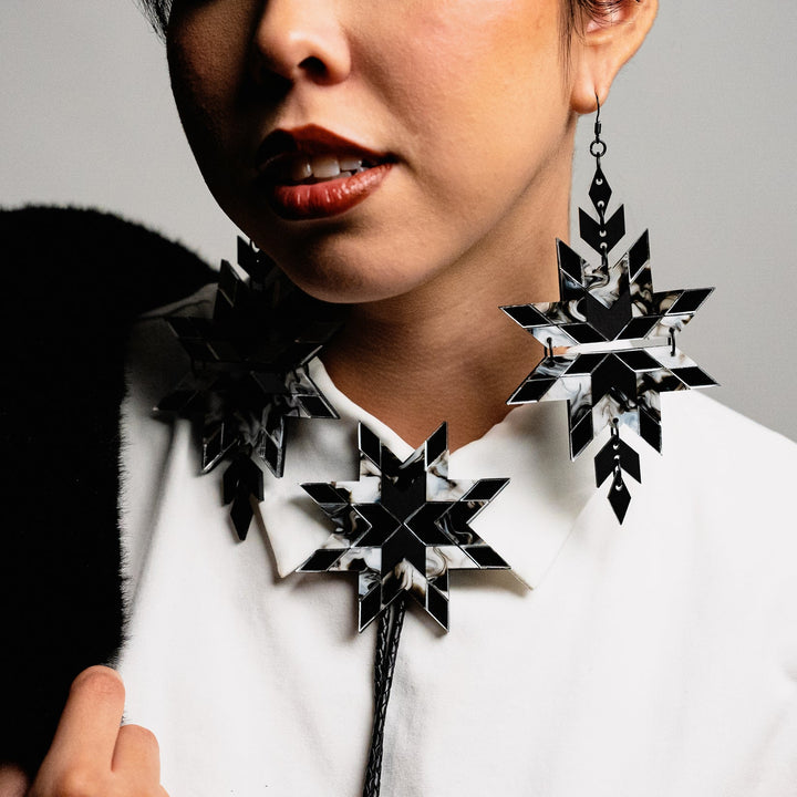 SACRD THNDR Star Blanket Statement Earrings