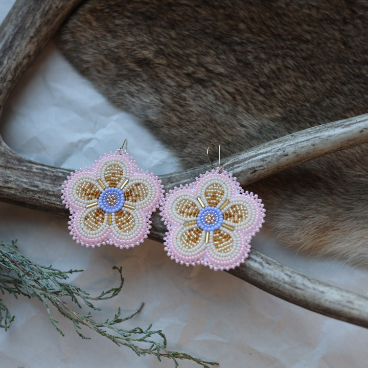 Keegan W. Five Petal Flower Earrings