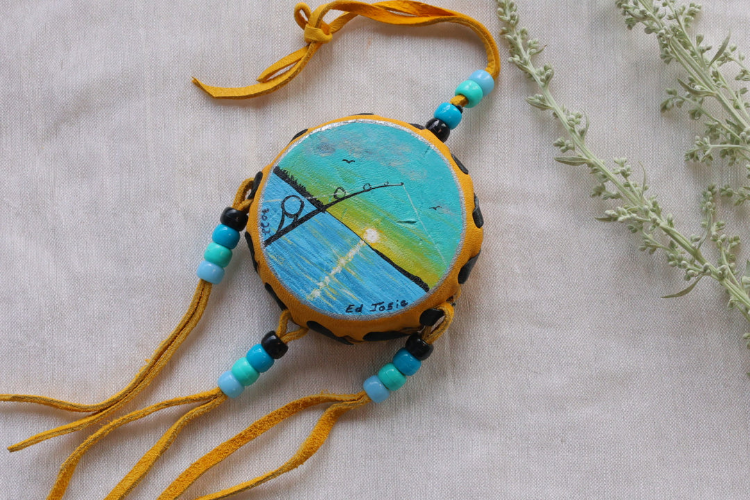 Helen H. Small Painted Drum