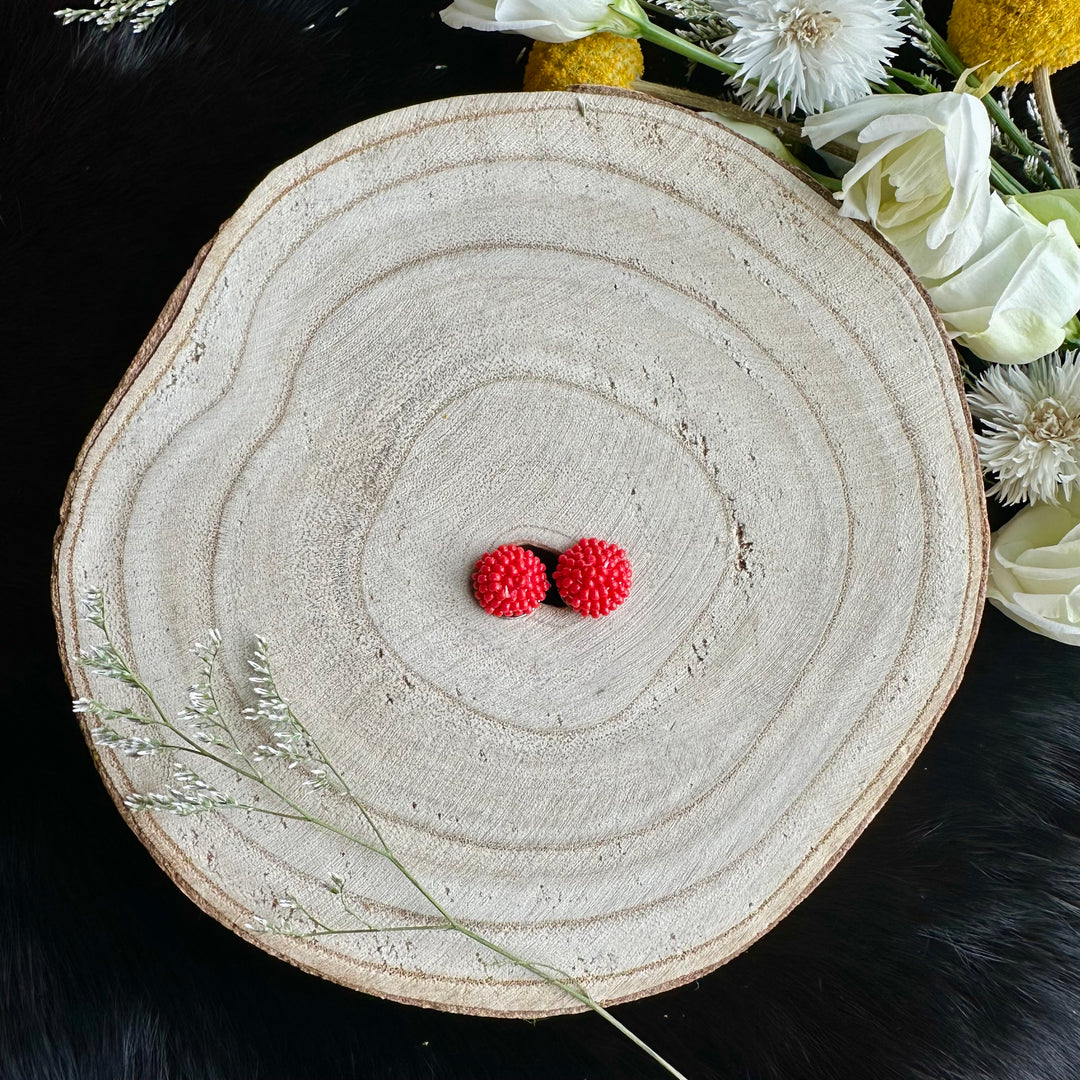 Ironstar Co. Petite Beaded Stud Earrings