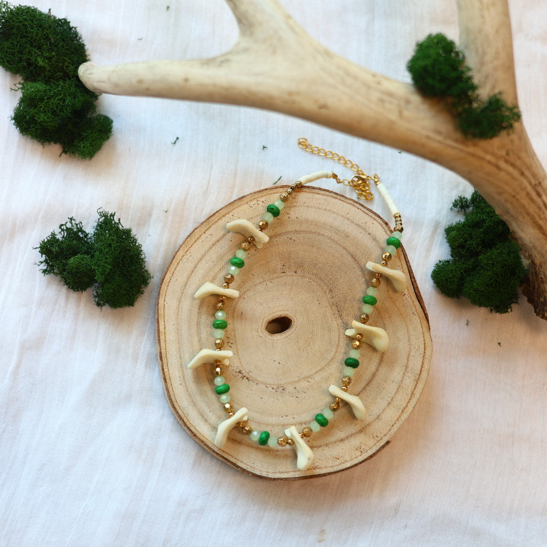 Dee Iyapes Elk Teeth Necklaces