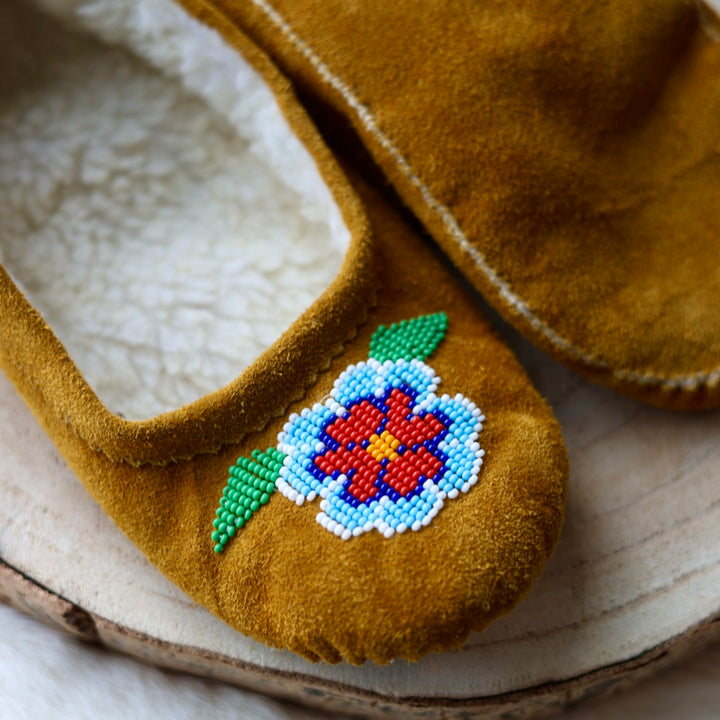 T.Sullivan Size 7 Women Blue Flower Ballerina Slippers