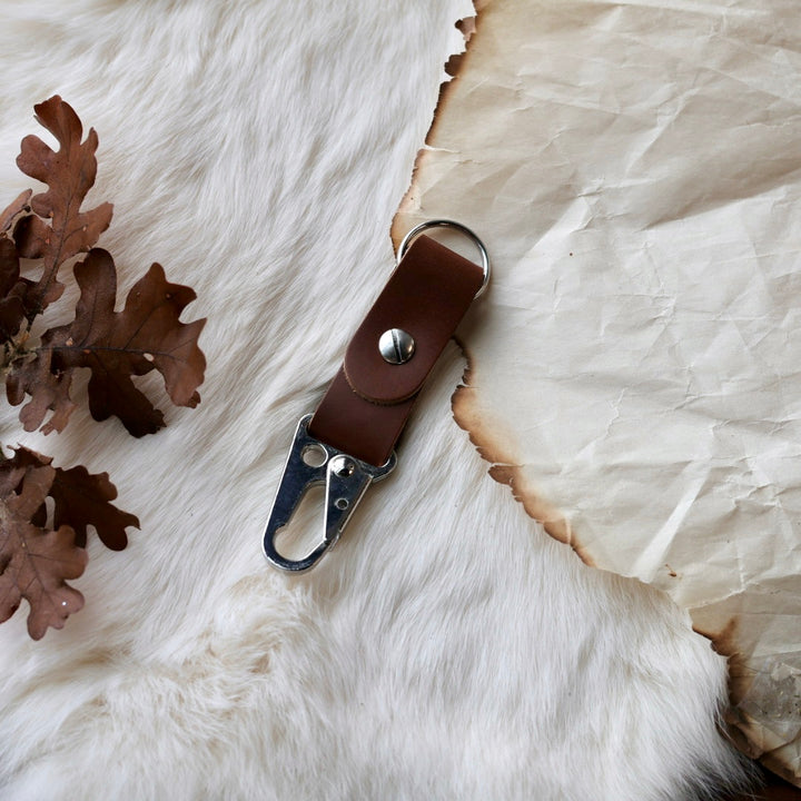 1885 Leather Co. Leather Rifle Clip Keychain