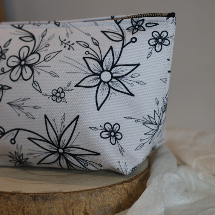 Roots and Patterns Ma Sheila's Garden Make Up Bag