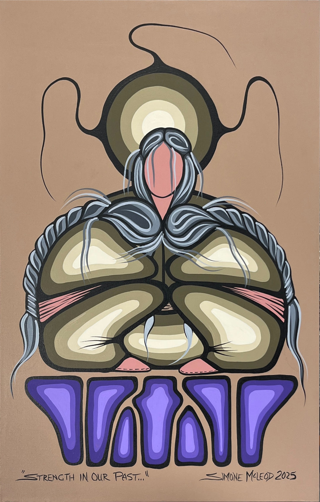 Simone McLeod 36"x24" Strength in Our Past... (2025)