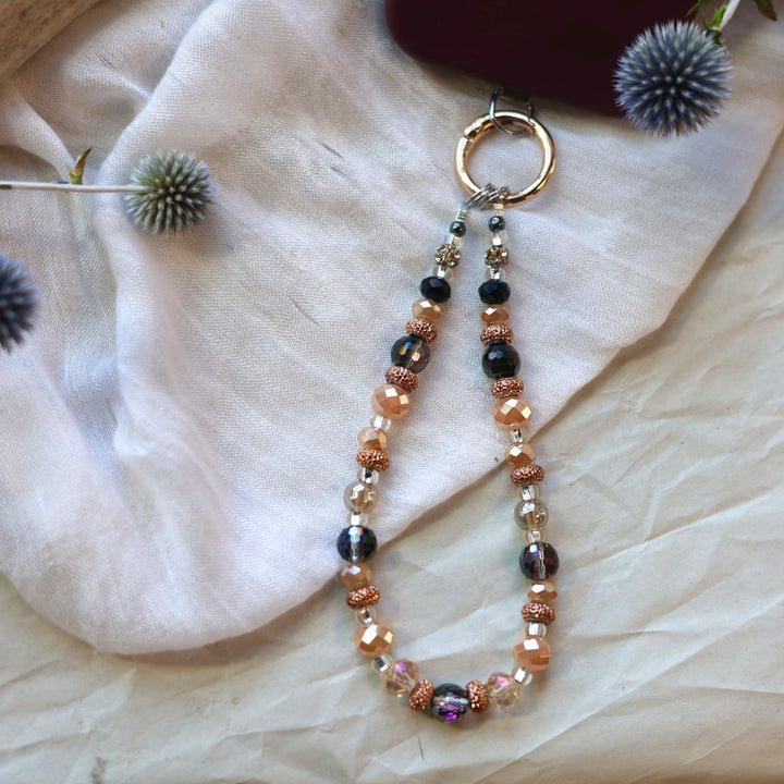 Beaded Blends Charcoal Beaded Phone Charms