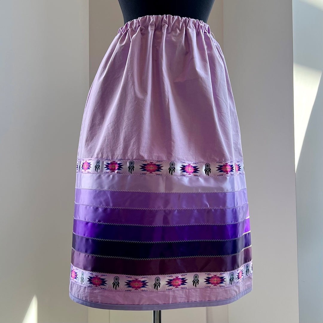 Vi's CREE-ations Purple Dreamcatcher Teen Ribbon Skirt