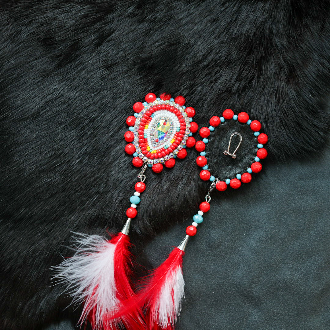 Helen Oro Designs Red & Turquoise Set