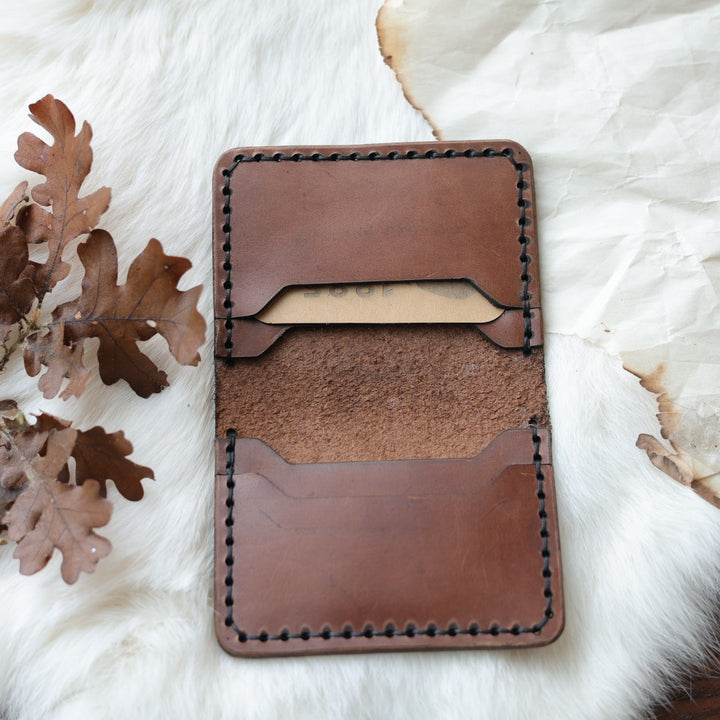 1885 Leather Co. Bifold Engraved Leather Wallet