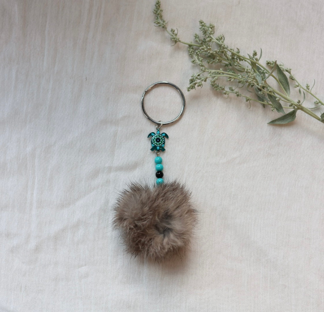 Helen H. Fur Keychains Assorted