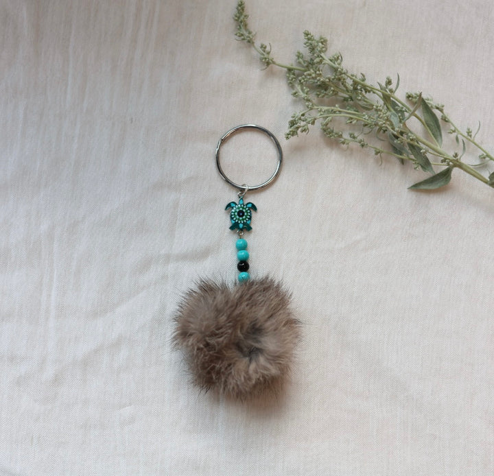 Helen H. Fur Keychains Assorted