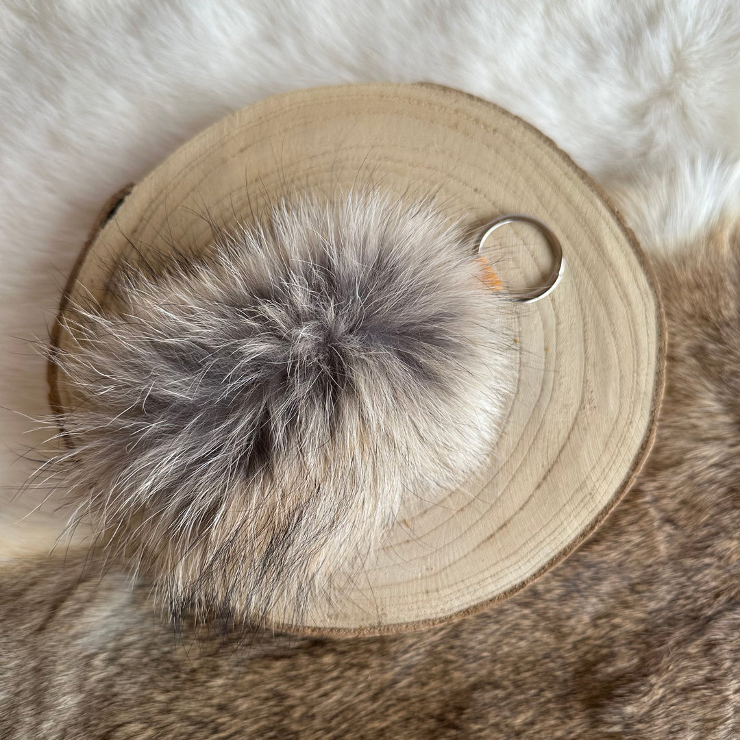 Trapline Creations Coyote Pelt Keychain