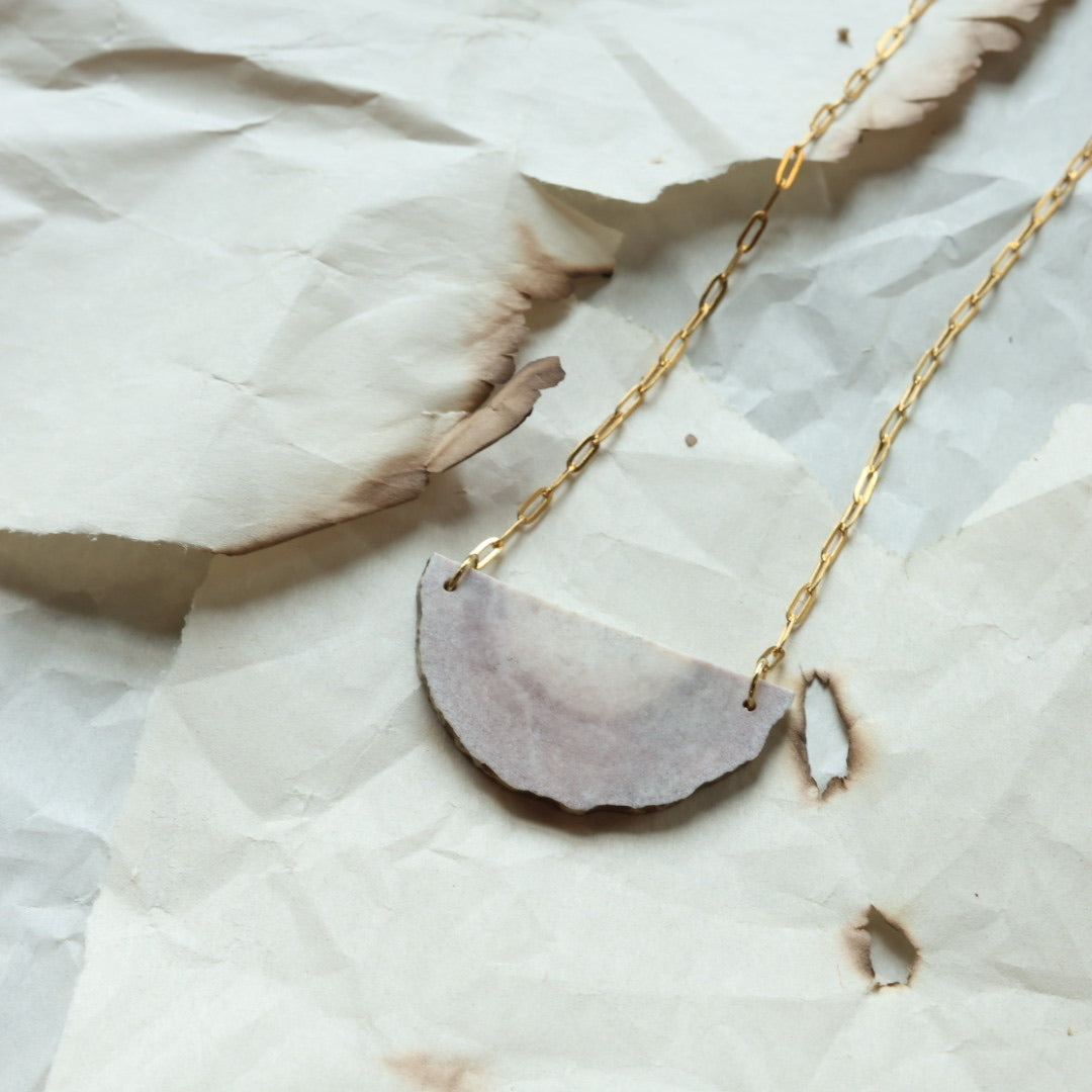 TLee Beads Delicate Antler Necklace