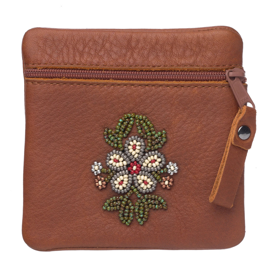 Manitobah Floret Beaded Coin Purse