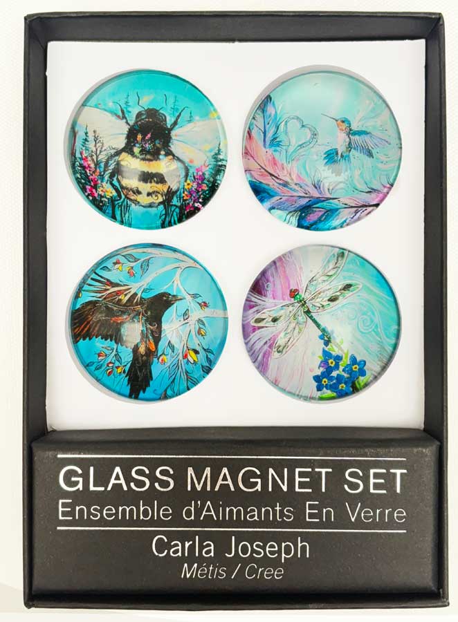 CAP Carla Joseph Glass Magnet Set