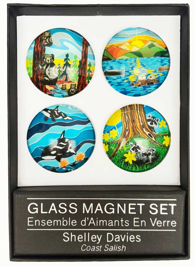 CAP Shelley Davies Glass Magnet Set