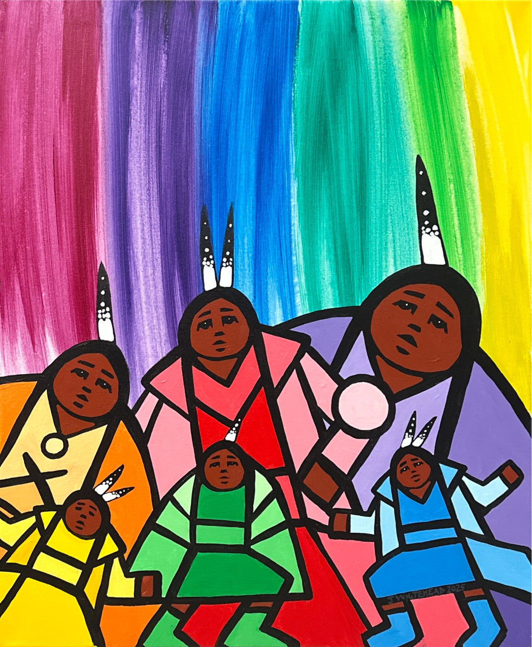 Jerry Whitehead 24"x 20" A Dance for Friendship (2025)